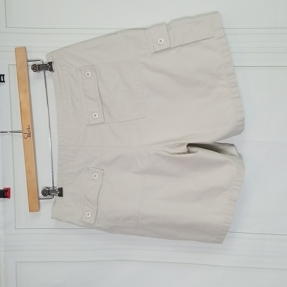 Weatherproof WMS SZ 12 Shorts Tan Cotton Flat Front Cargo Gorpcore Pebble - Picture 3 of 9